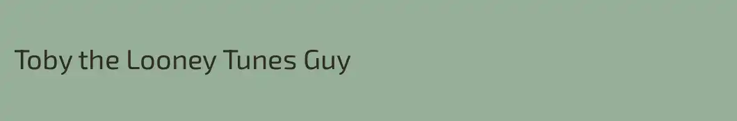 Toby the Looney Tunes Guy
